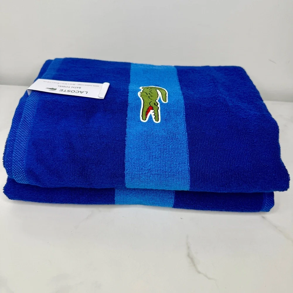 Lacoste blue bath
